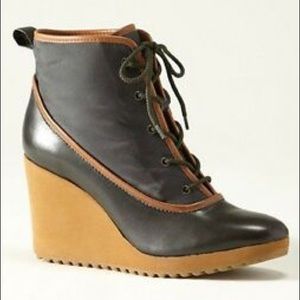 L.L. Bean Ducktrap wedge booties sz 11